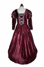 Ladies Petite Medieval Tudor Elizabethan Costume And Headdress Size 14 - 16
